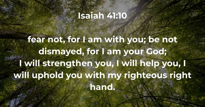 Isaiah 41:10 image