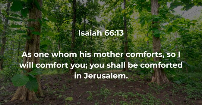 Isaiah 66:13 image