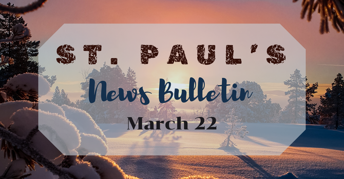 March 22 News Bullletin image