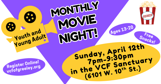 Youth & Young Adults Movie Night!