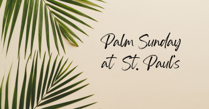 Palm Sunday Liturgy