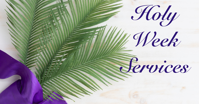 Holy Week Services  image