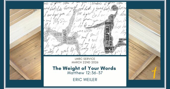 Bulletin for Sunday, March 22nd, 2026