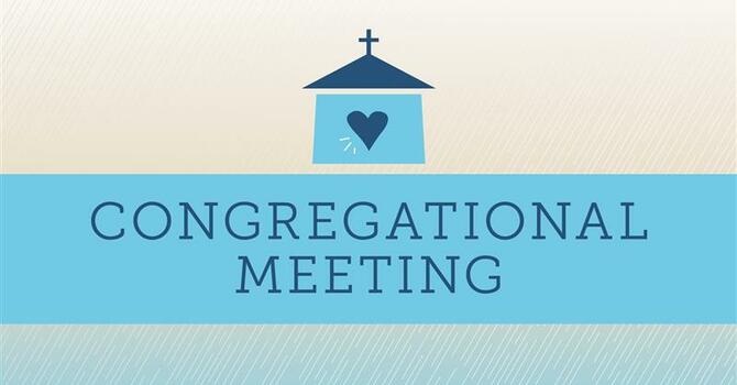 Spring Congregational Meeting