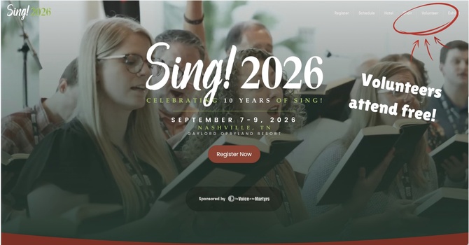 Sing! Conference 2026 image