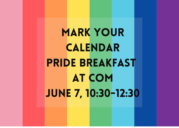 Pride Community Breakfast at Church of the Mountains - Sunday, June 7