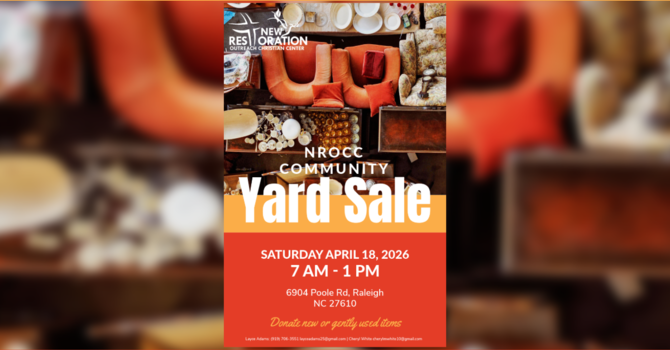 NROCC Community Yard Sale