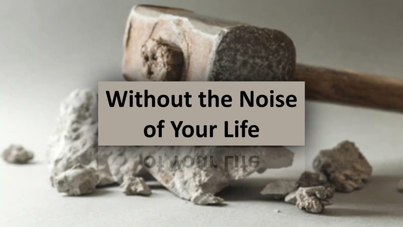Without the Noise of Your Life