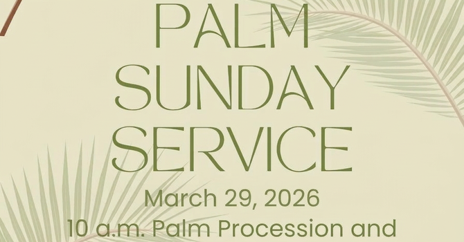 Palm Sunday Service