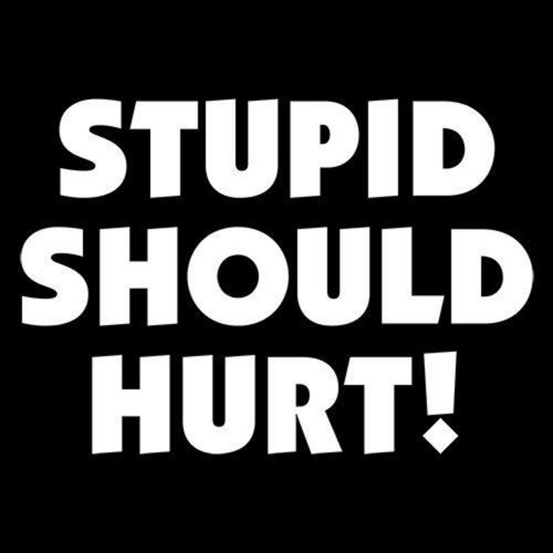 "Stupid Should Hurt"