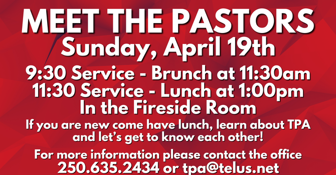 Meet The Pastors