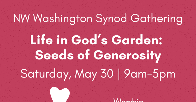 Registration OPEN for the May 30 Synod Gathering