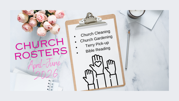 APRIL - JUNE 2026 ROSTERS