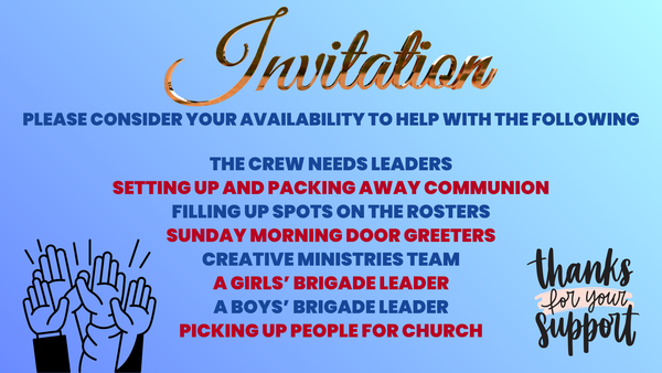 YOUR INVITED TO JOIN US