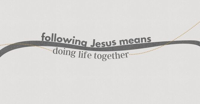 Following Jesus means...