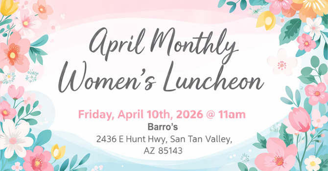  April Monthly Women’s Luncheon  image