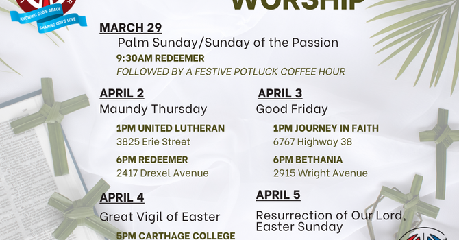 Join us for Holy Week! image