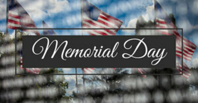 Office Closed for Memorial Day