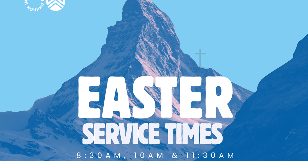 We have 3 Easter Services This Year!
