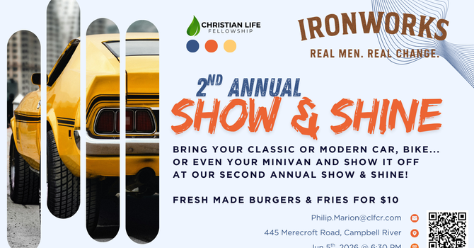 Ironworks Men's 2nd Annual Show & Shine