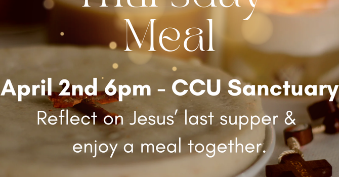 Maundy Thursday Meal