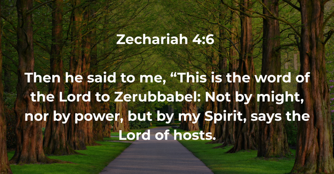 Zechariah 4:6 image