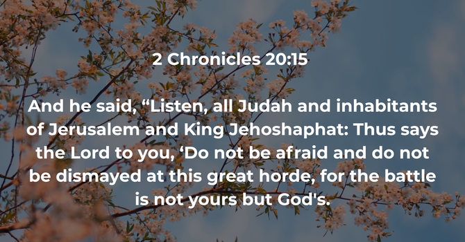 2 Chronicles 20:15 image