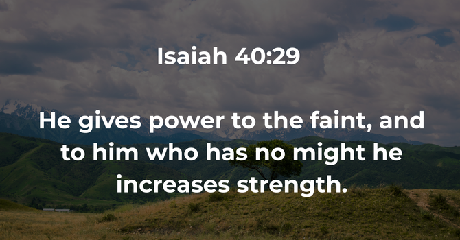Isaiah 40:29 image
