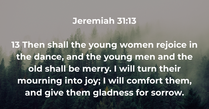 Jeremiah 31:13 image