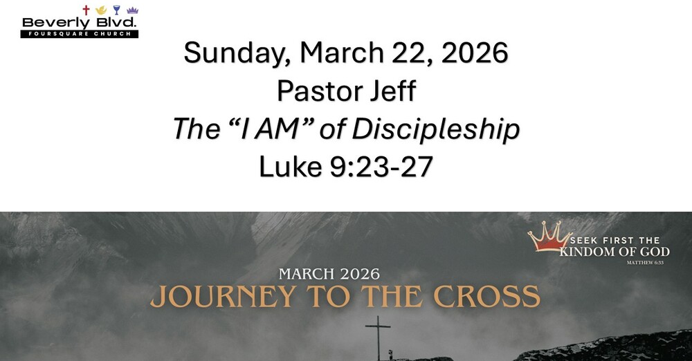 The “I AM” of Discipleship