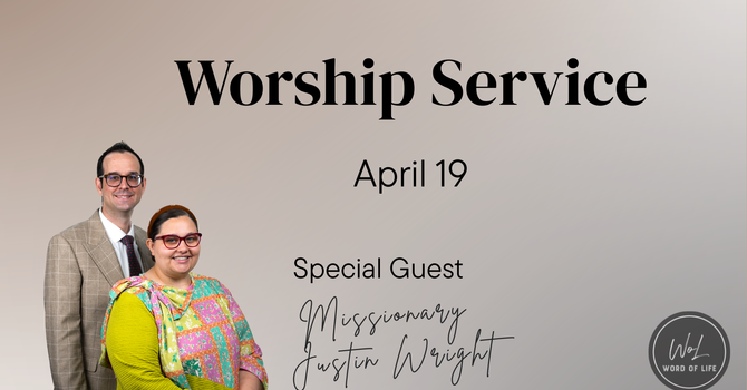 Worship Service with Bro. and Sis. Wright