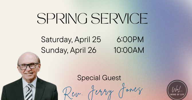 Special Services with Rev. Jerry Jones