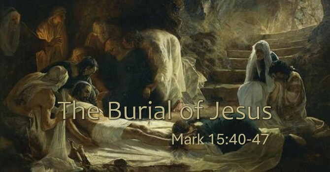 The Burial of Jesus