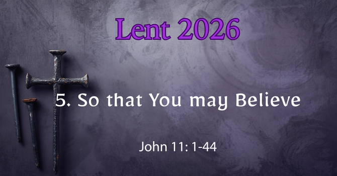 So that You May Believe