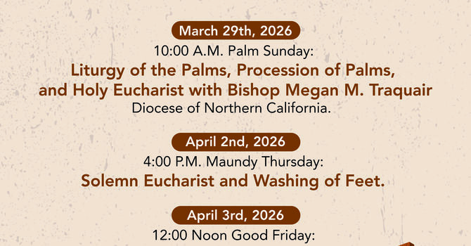 Holy Week Services At St. Timothy's image