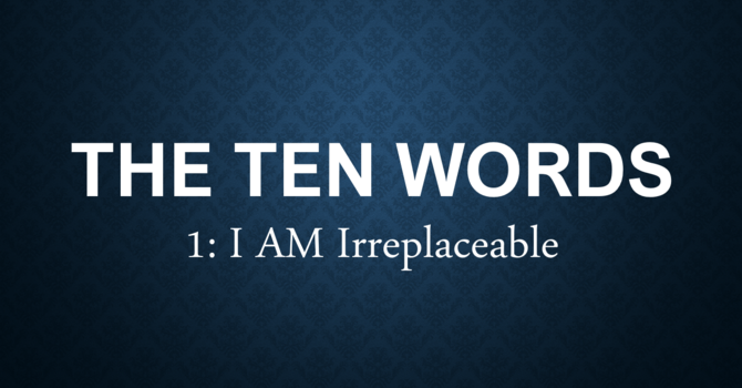 #1 - I AM Irreplaceable