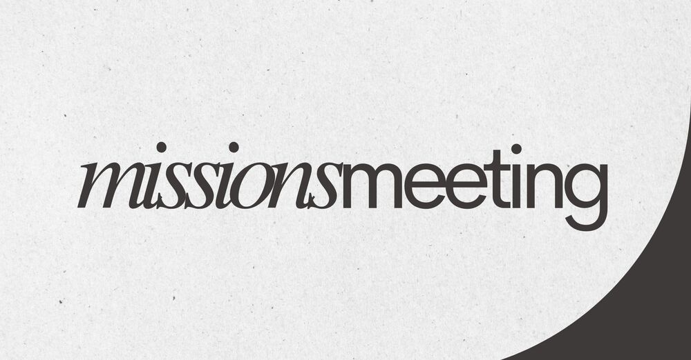 Missions Meeting