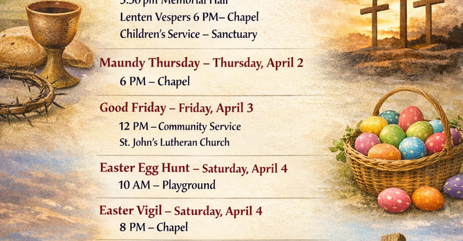 Holy Week & Easter Activities 