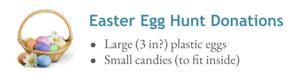 Please Bring Candy this Sunday