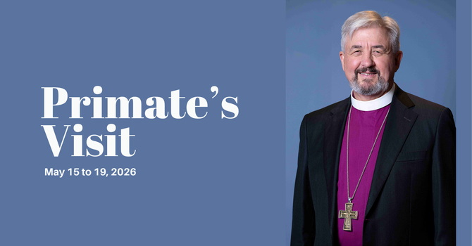 Primate to Visit Diocese of New Westminster  image