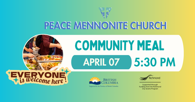 Community Meal @ Peace (Tues, April 07)