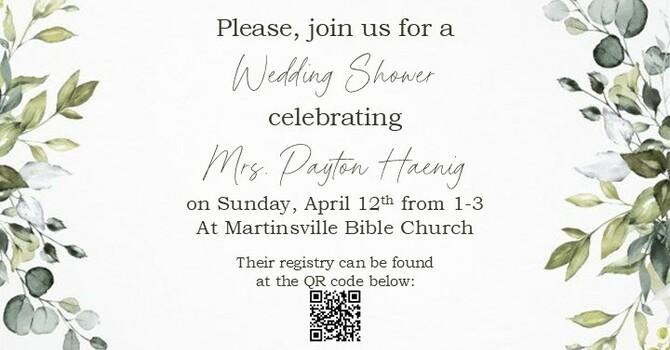 Wedding Shower: Payton Haenig