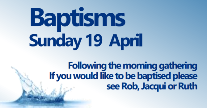 Special Sunday Gathering with Baptisms
