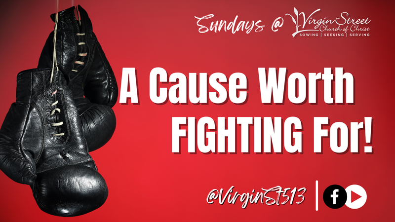 "A Cause Worth Fighting For"