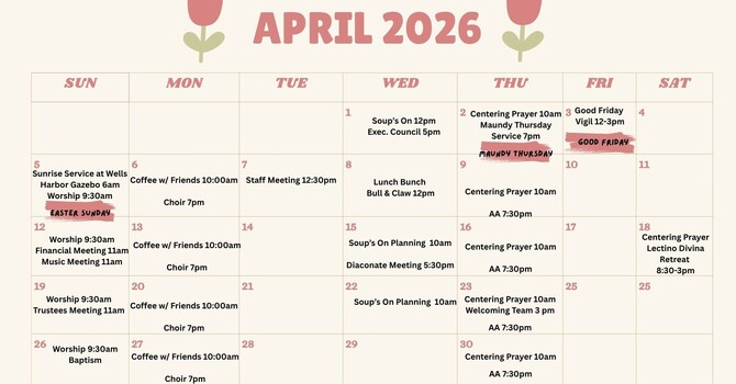 April Calendar