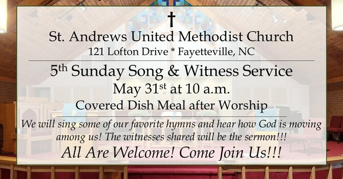 5th Sunday Song & Witness Service