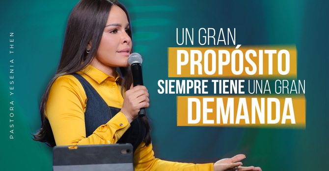 Un gran propósito siempre tiene una gran demanda
