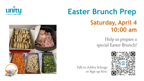 April 4 - Easter Brunch Prep