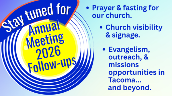 Annual Meeting Follow-Ups