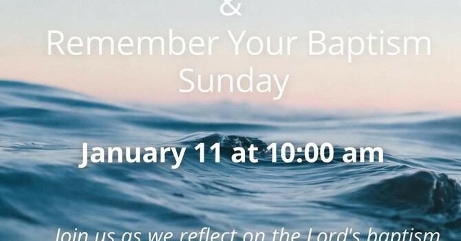 January 11, 2026- Baptism of the Lord